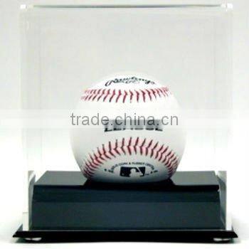 clear acrylic golfball tennis ball baseball display box ,acrylic balls display box