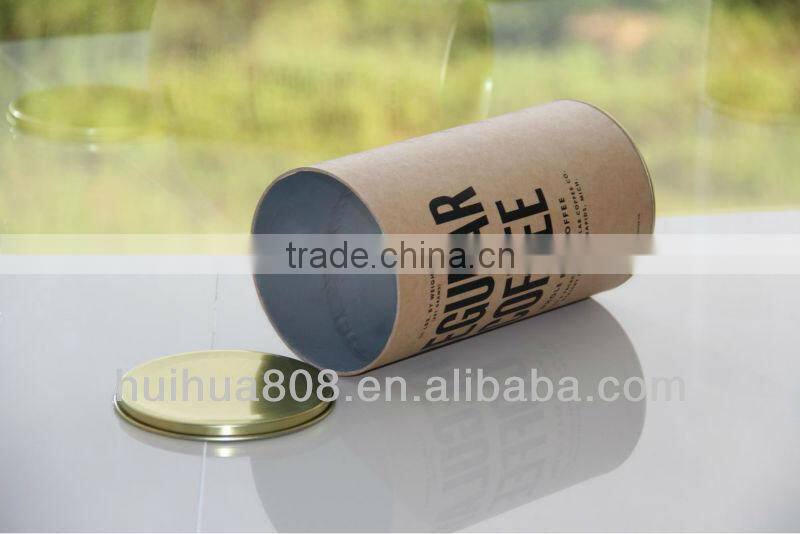 cardboard tube round paper box krafter wine packaing