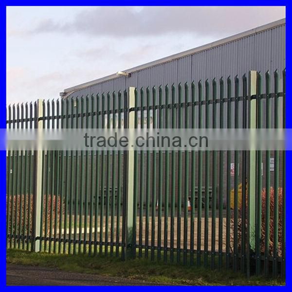 hot-dipped 3m high D pale palisade fence