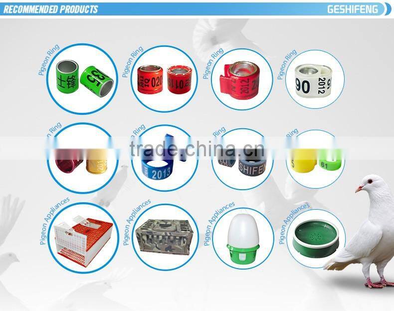 pigeon ring factory geshifeng factory plastic ring for bird tag made in China