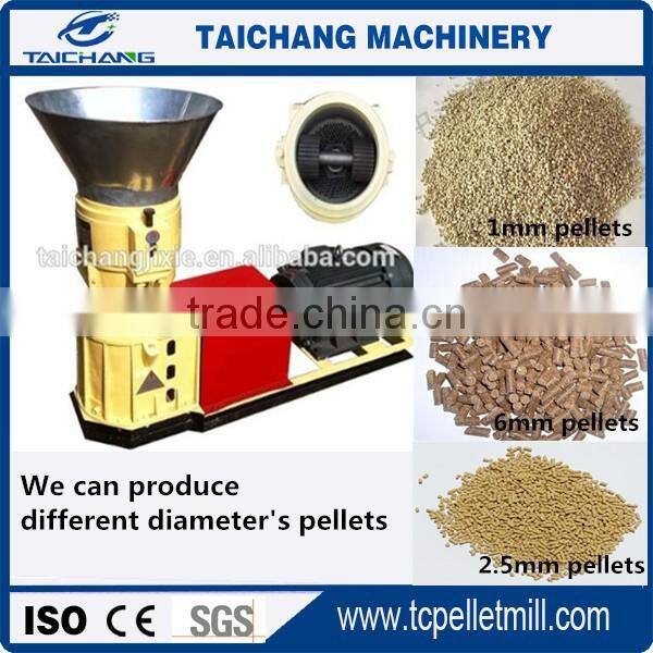 Jinan factory MINI flat die pellet machine