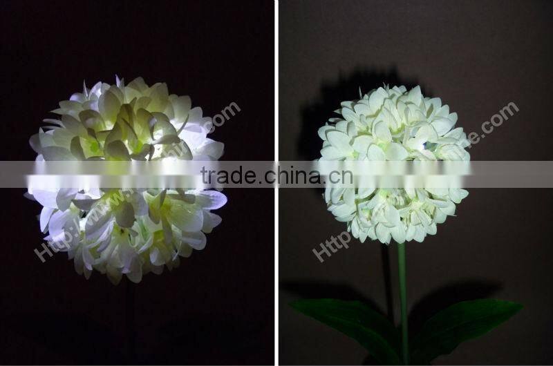 factory price nice design waterproof led solar tulip garden light