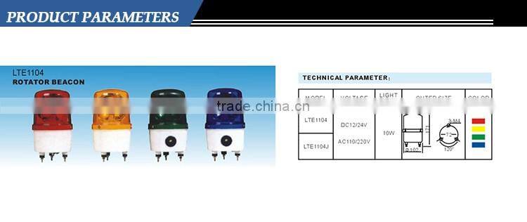 New amber waterproof mini beacon light magnetic rotating led beacons