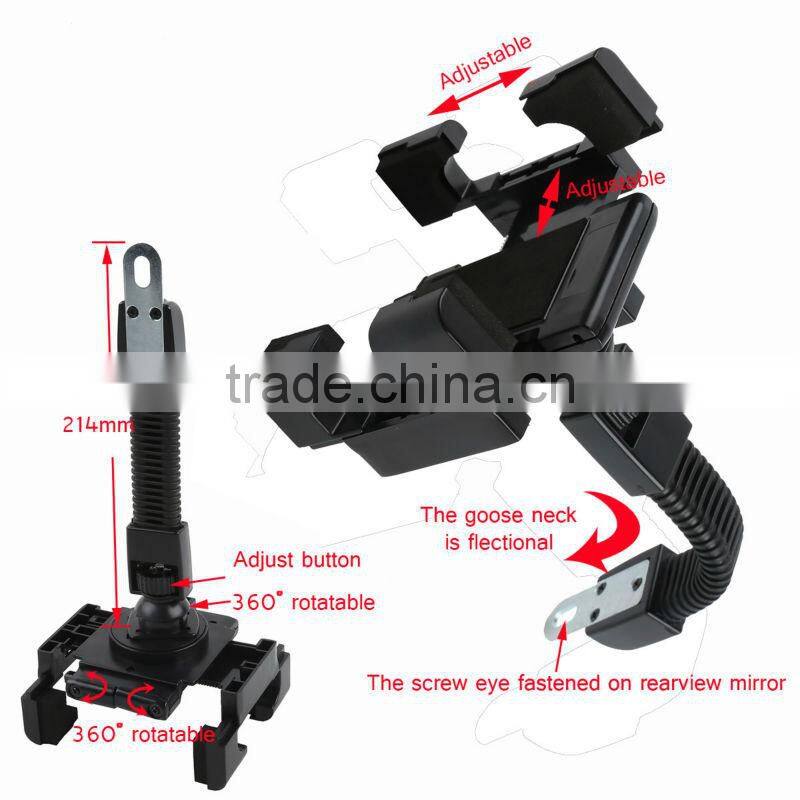Universal Motorcycle Bike Bicycle Handlebar Rail Mount Holder For IPhone PDA GPS