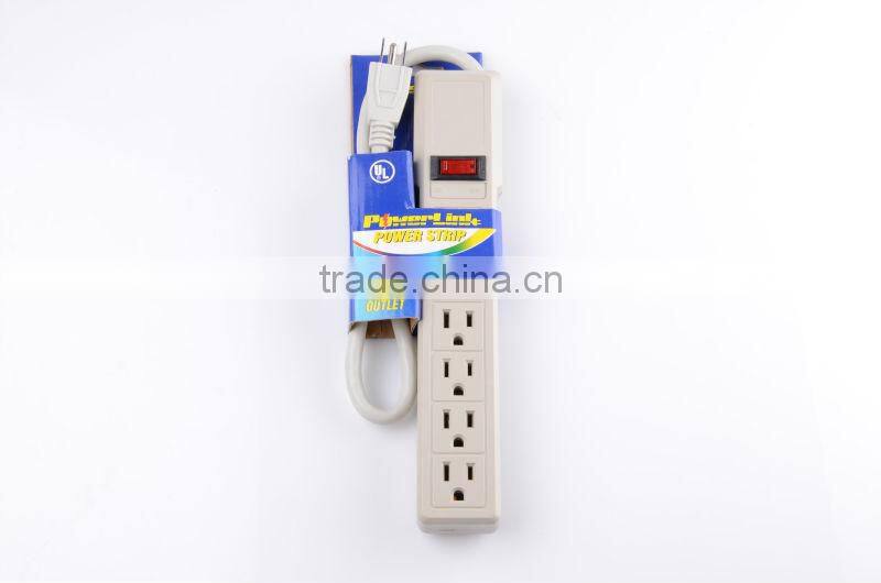 H60009 6-Outlet Power Strip Surge Protector with 2-Foot Power Cord