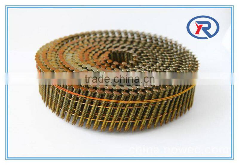 china High quality galvanized coil roofing nails