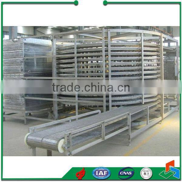 China Spiral IQF freezer For Fruit Vegetable Processing