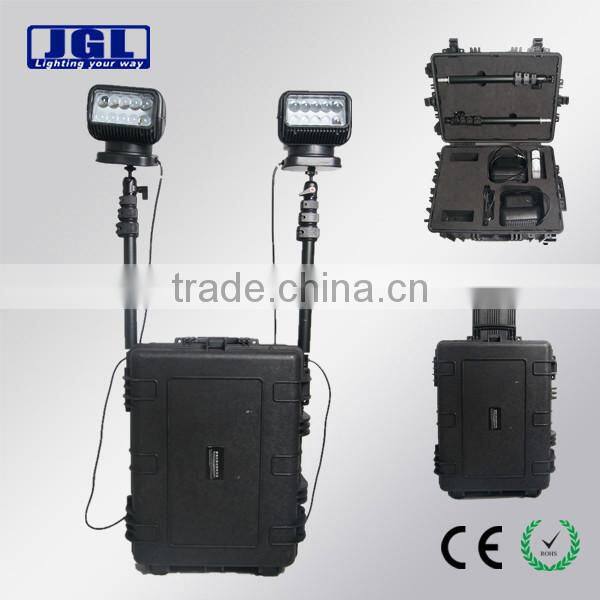 2*50W High power extensible mobile rechargeable portable Police Military light