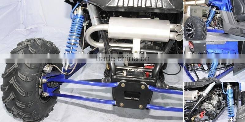 600cc 4x4/4x2 Constantly Variable Transmission UTV/Lengthened shock& A-arm UTV style go kart (TKG600-A4)
