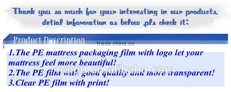 2015 top 2450mm printed big bag pack/high quantity PE printing film