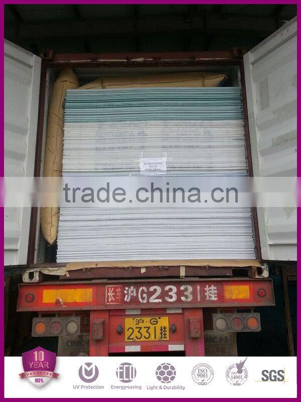 Top quality twin-wall policarbonato greenhouse roofing sheet