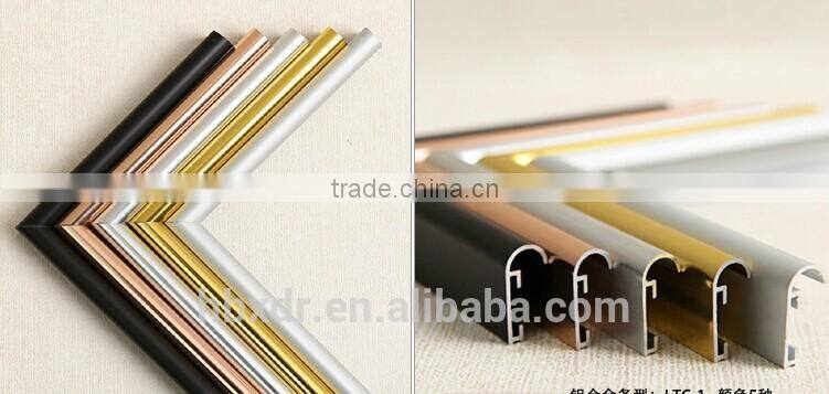China Aluminum Profiles Manufacture ,aluminum brushed profile photo frame