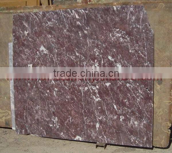 NATURAL RED AND WHITE MARBLE SLABS
