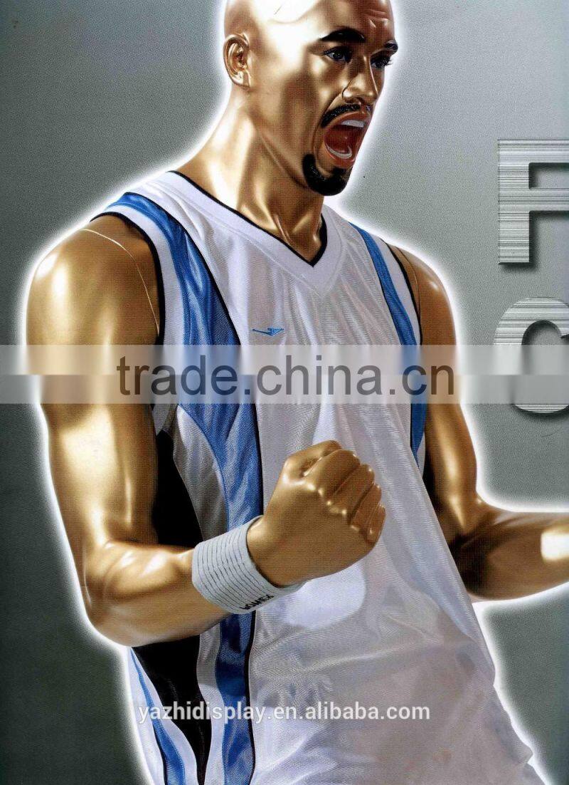 Training soccer sports display male mannequin for display