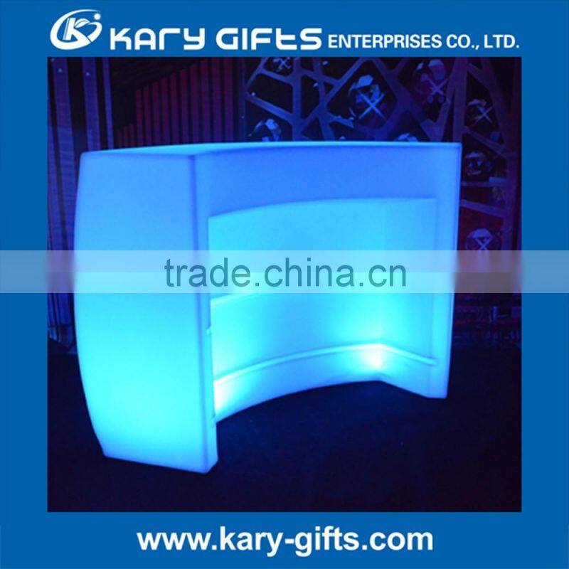 Rechargeable Plastic Round LED Bar Counter KFT-160106