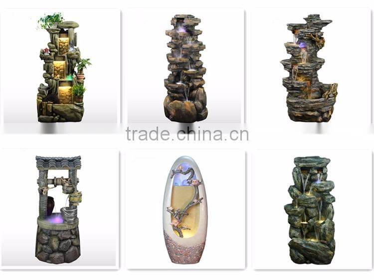 Stone rockery indoor waterfall for home decoration