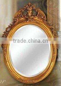 Wooden classical hand carved wall mirror, MOQ:1PCS(B70108)