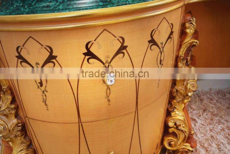 Latest Design Italy Dining Room Furniture Buffet Sideboard Cabinet With Mirror/ Antique Elegant Wooden Carved Cupboard