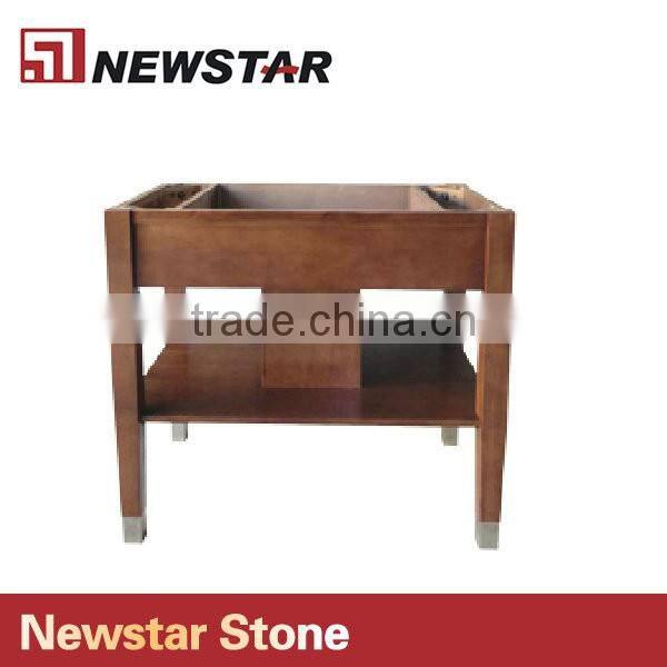 Hotel solid wood bathroom vanity cabinet