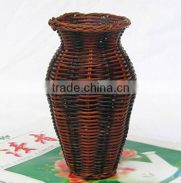 Wholesale empty willow flower vase baskets