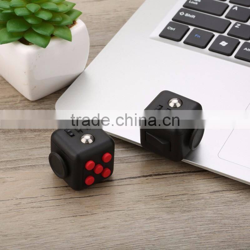 High quality desk toy Fidget 6-Sided Desk Toy Cube Arrival Brilliantly useless adult desk toy fidget