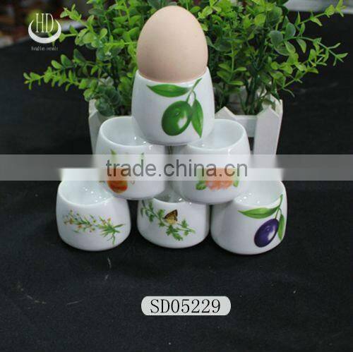 ceramic cooking egg holder,porcelain egg cup