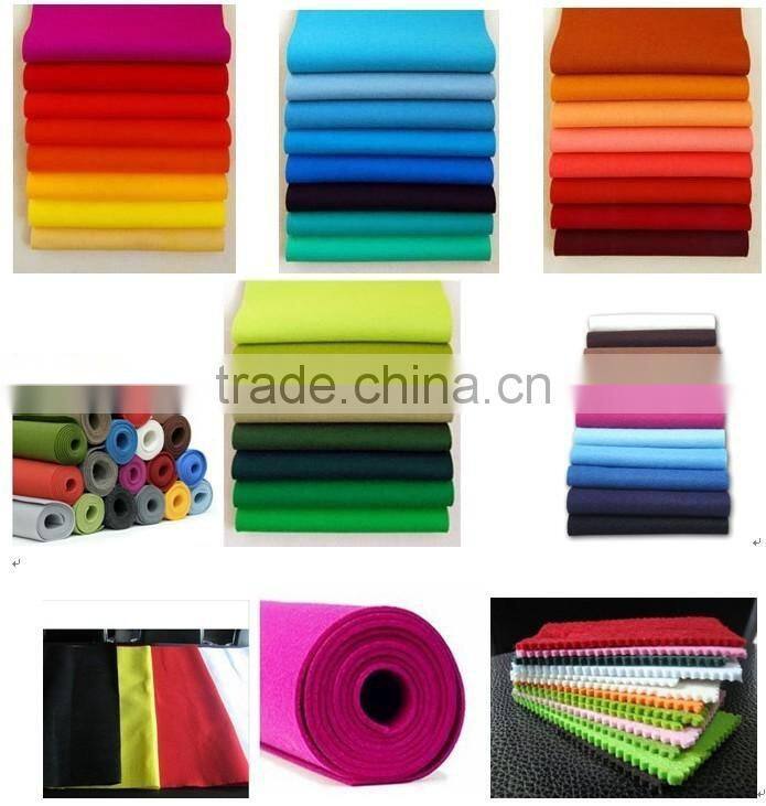 15081404 Make-to-order nonwoven needle punched wholesale felt fabric rolls