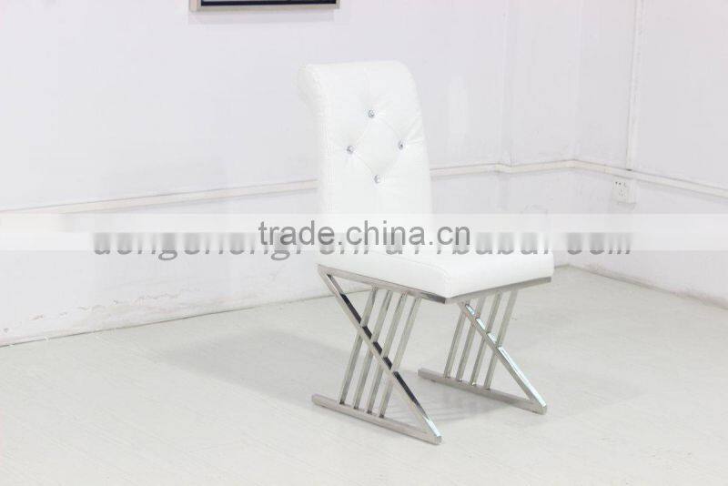 hot sale modern design metal chair BY2612 dining room chair