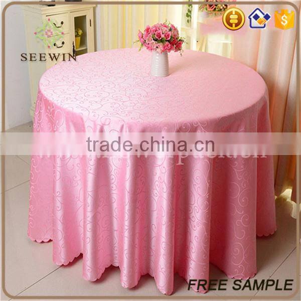 cord embroidery polyeser table cloth