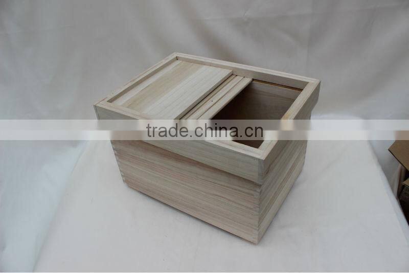 2017High quality wooden grain box exporting to Japan