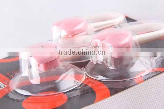 3pc pink heart shape plastic hook