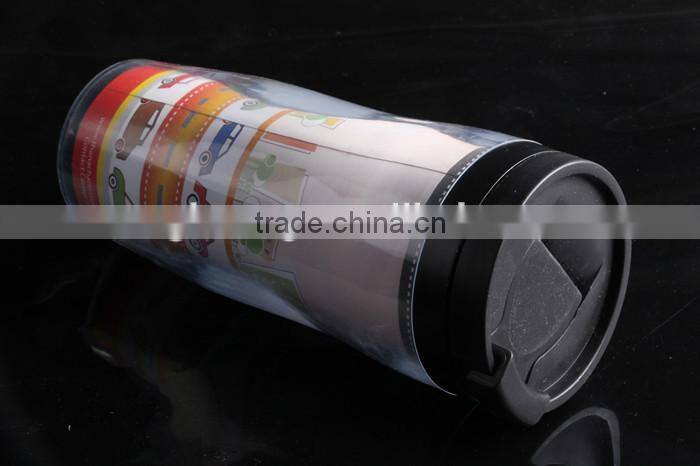 350ml double Wall Plastic Insulated Travel Mug