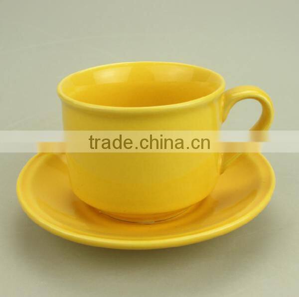 BT5087 ceramic 200ml color nice promotion coffee cup and saucer