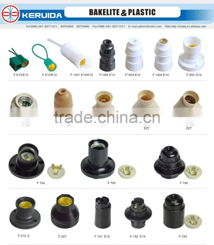 universal standard angled ceiling bakelite E27 lampholder