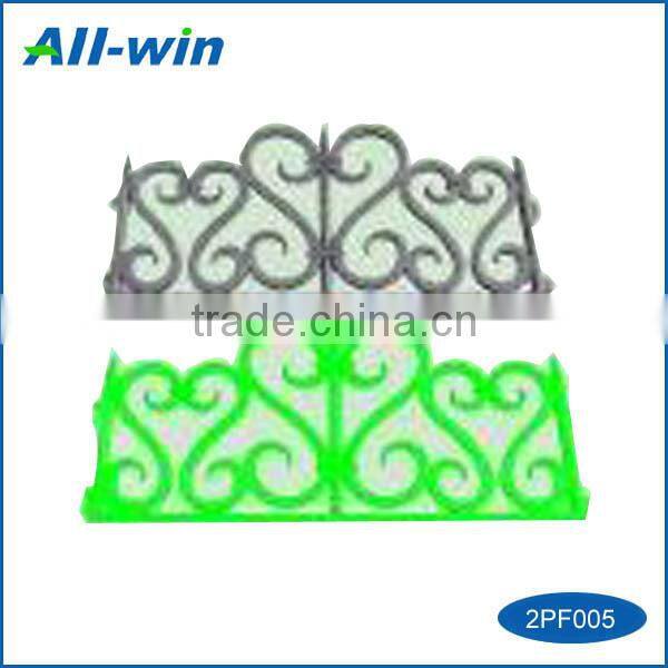 ourdoor garden building use eco-friendly cheap color-fast colorful plastic fence