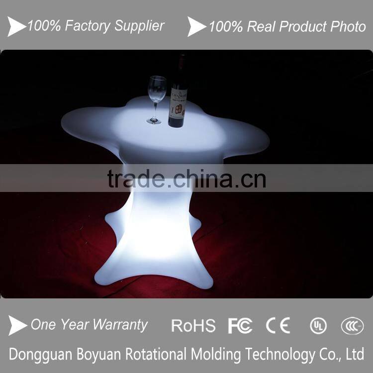 rental wholesale plastic furniture led cocktail table