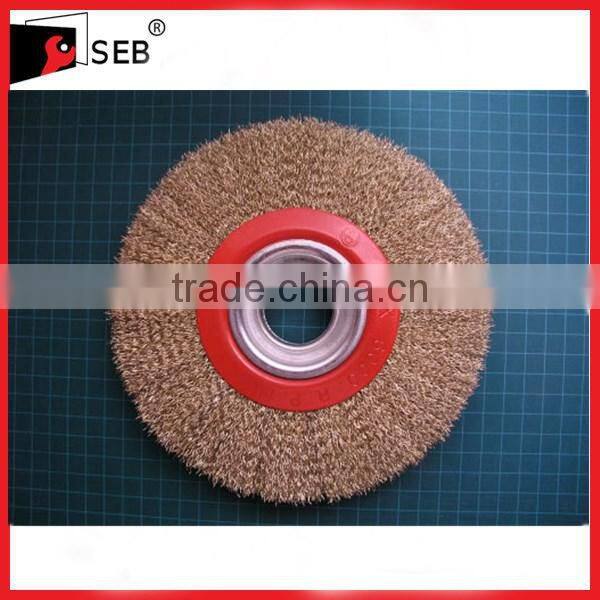 100mm Rotary brass wire wheel brush