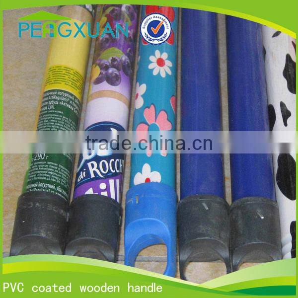 pvc coated wooden handle for mop