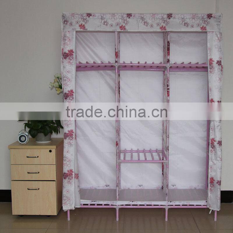 high quality collapsible factory price chinese furniture wardrobe