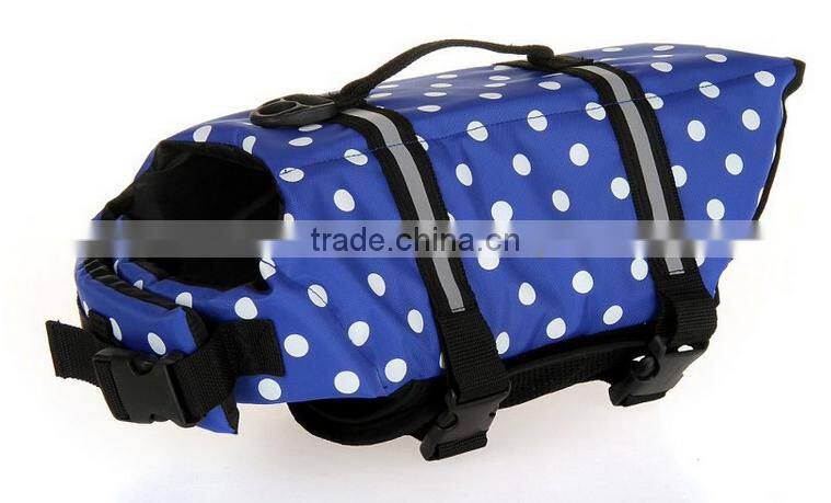 2016 New Outdoor Dogs Safty Life Jackets Swimming Clothes Pet Saver
