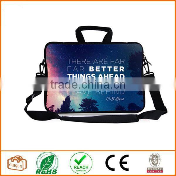 13-Inch CS Better Things ahead Waterproof Neoprene Laptop Sleeve Case Bag Handbag with Extra Side Pocket
