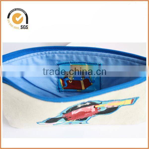 Canvas Pencil Case/ zipper pouch/ kids pencil case By Chiqun Donggaun CQ-H01061