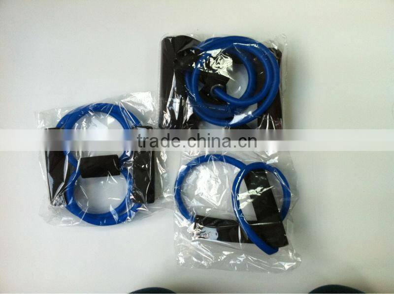 Three different strength resistance band&Natural latex resistance band&Resistance tube with foam handle