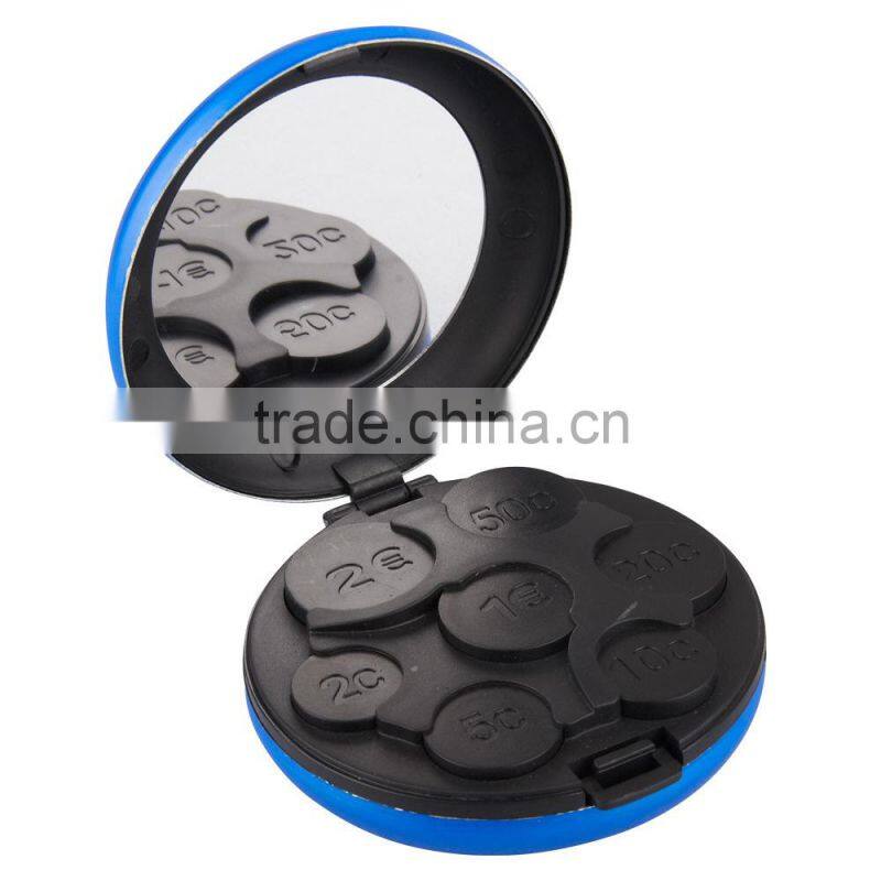 Aluminium EURO US Coin Holder Wallet