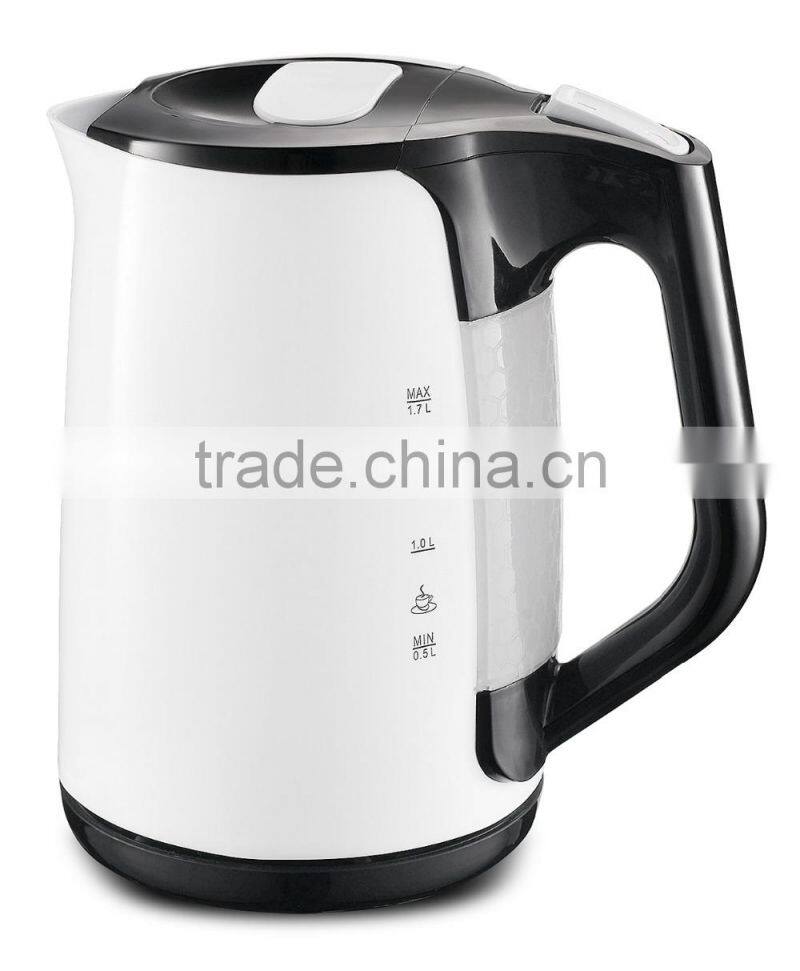 new plastic electric water kettle 1.7L