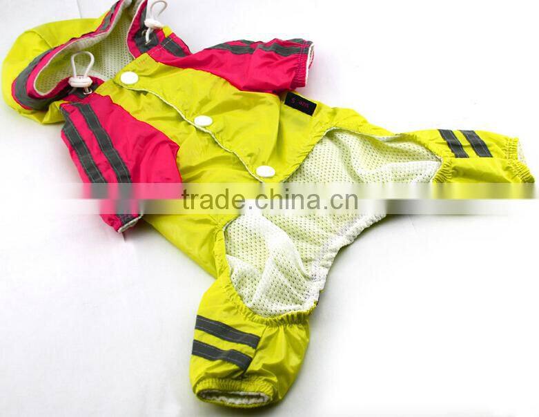 PU pet raincoat Dog Apparel Dog Clothes Wholesale