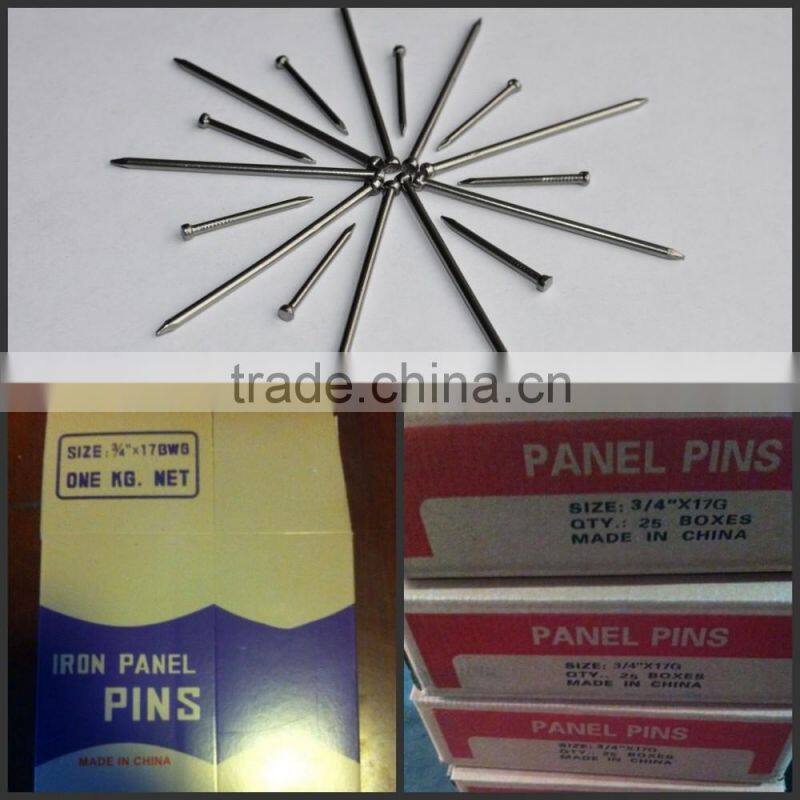 Panel pin lost head nail bullet head nail