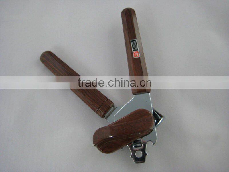 Imitation-wood plastic handle CAN OPENER