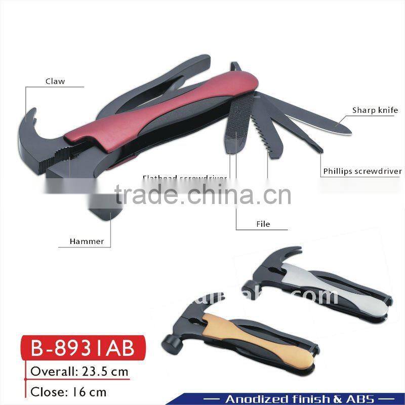 2014 new Hammer wrench Multi-function hammer promotion tool color wood handle B-8921AB
