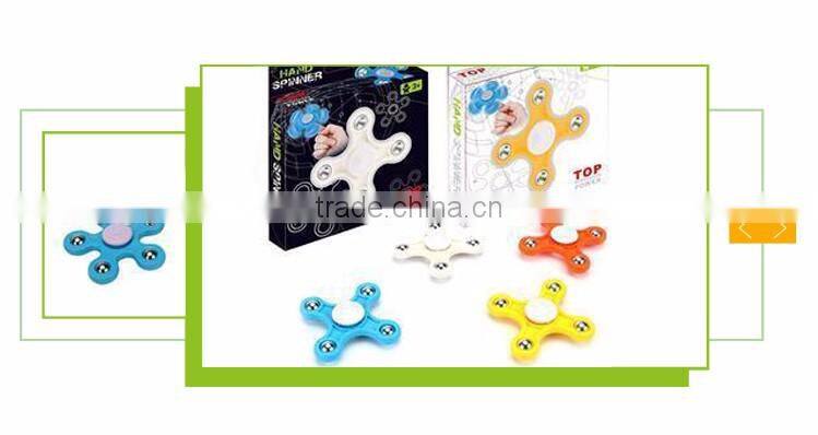 Hot selling fingertip gyroscope fiying toy plastic finger hand spinning